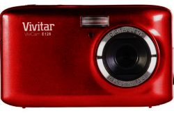 Vivitar E128 18MP Compact Digital Camera - Red